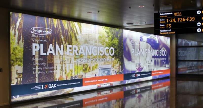 瑞典機(jī)場(chǎng)廣告