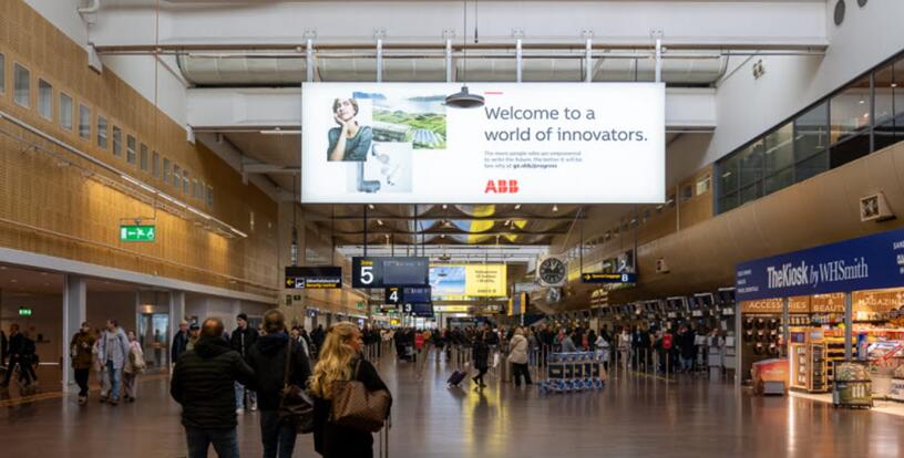 瑞典機(jī)場(chǎng)廣告